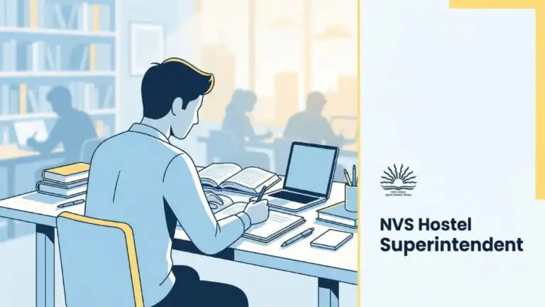 NVS Hostel Superintendent Recruitment