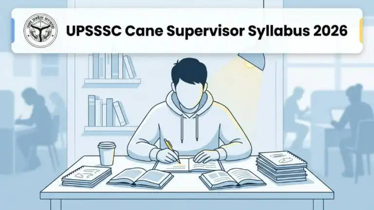 UPSSSC Cane Supervisor syllabus