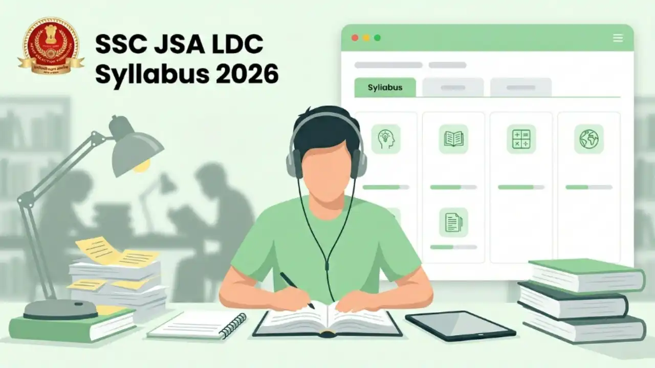 ssc jsa ldc Syllabus