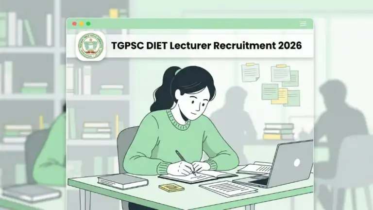 tgpsc Lecturer Recruitment