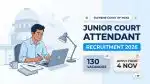 SCI Junior Court Attendant recruitment